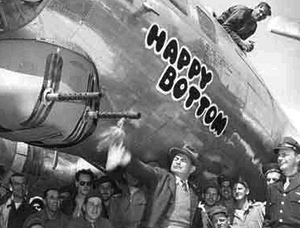 B-17 Happy Bottom and Edward G. Robinson